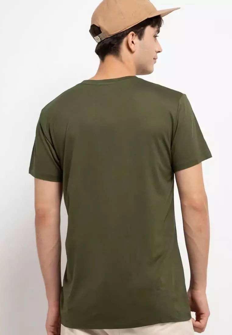 MTH82 Kaos Distro Pria Green Army Polos