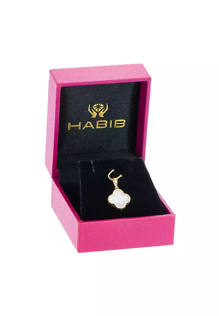 HABIB Mother of Pearl Pendant in 585/14K Yellow Gold YOP-1000