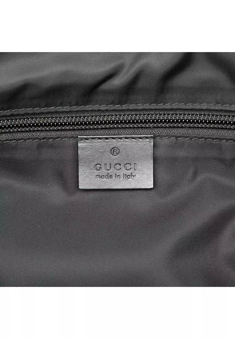 Pre-Loved Gucci Nylon Web Tote