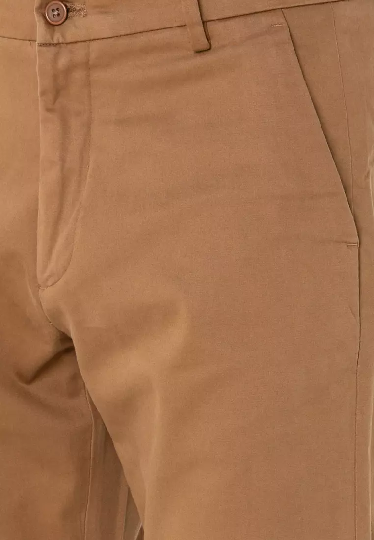 Premium Sateen Slim Chinos