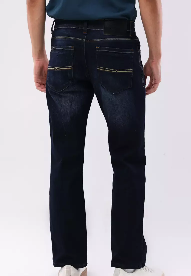 Denim Long Pants Slim Tapered