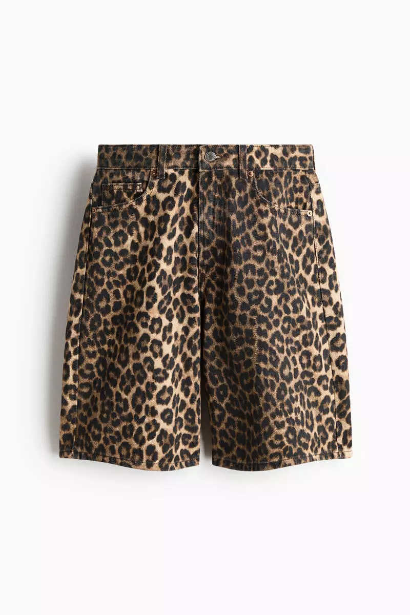 Denim Bermuda shorts