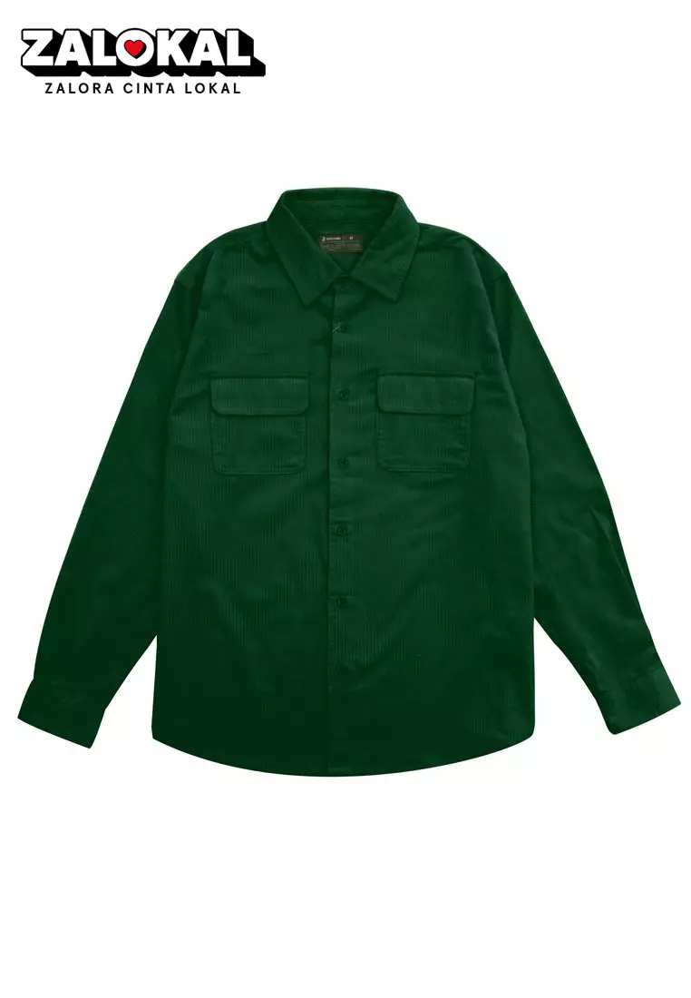 Men's Seth Long Sleeve Corduroy Shirt C060923