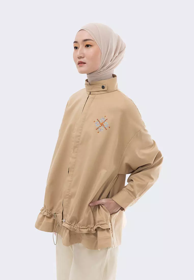 Ria Miranda Pale Yellow Alira Jacket