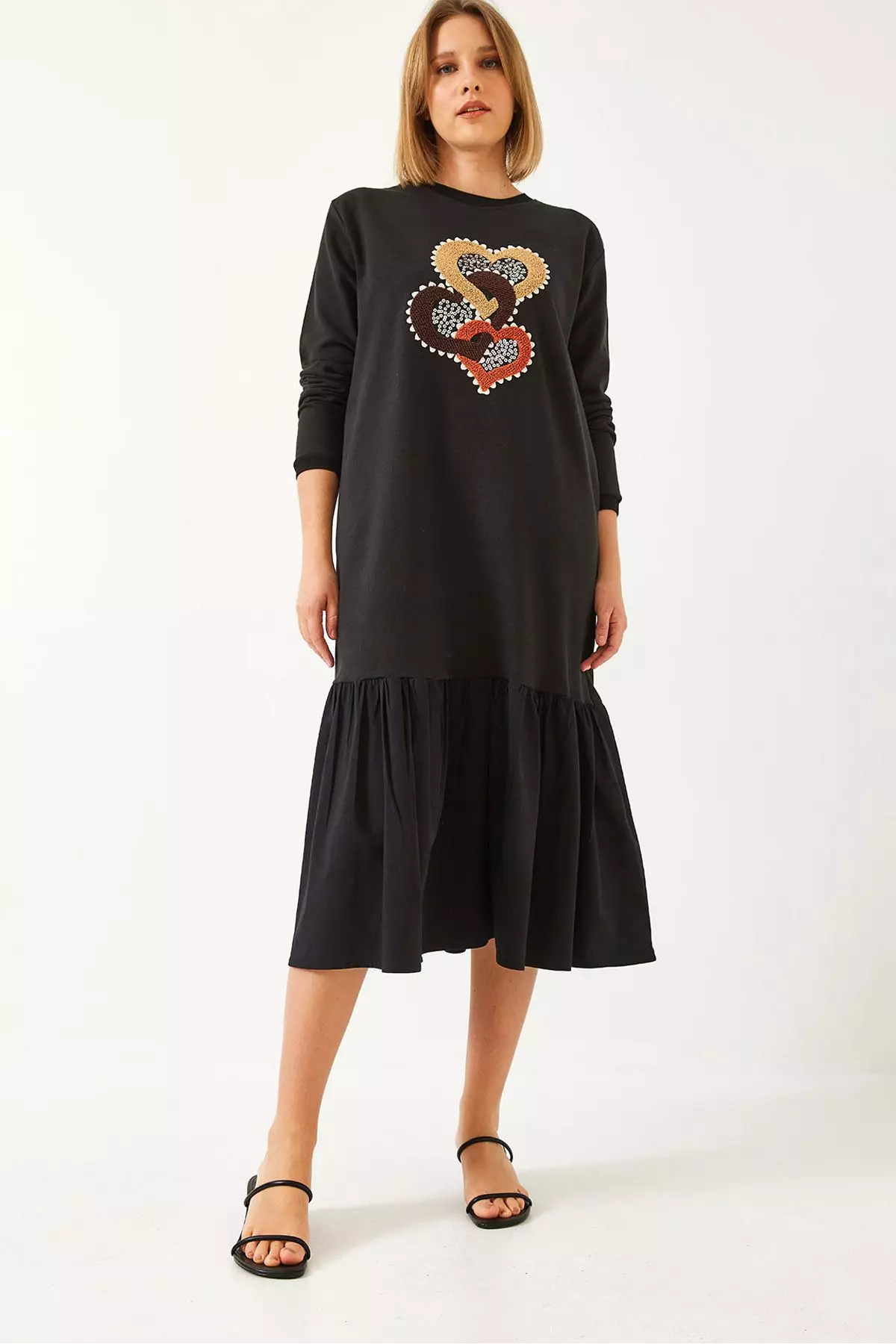 Women's Sequin Embroidered Long Dress 8091 60351360