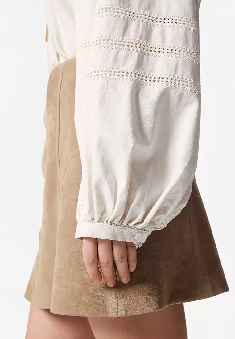 Voluminous Sleeve Blouse