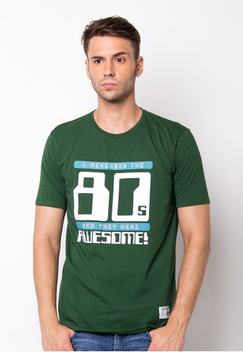 Endorse Tshirt Wl 80S Green END-PF033