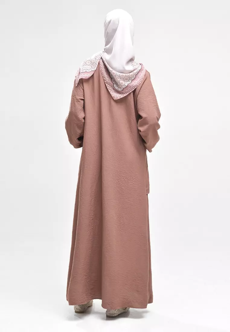 Rabbani - Gamis Muslim Dresslim Maganta - Brown