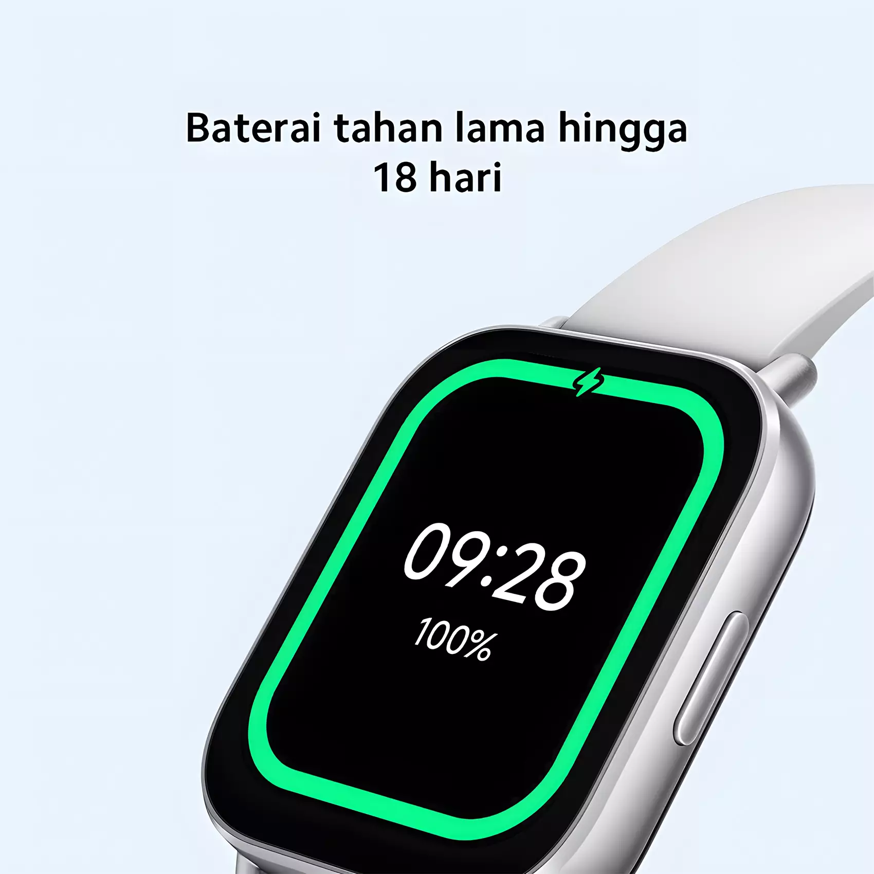 Xiaomi Redmi Watch 5 Active | 2.0" LCD Display | Mendukung 140+ mode olahraga | Tahan air 5ATM | Baterai tahan hingga 18 hari | Jam tangan pintar [Official Store] - Matte Silver