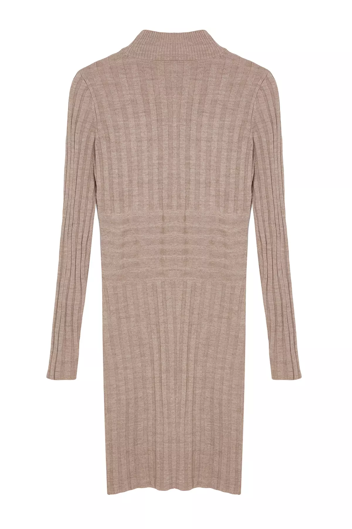 Knitwear Mink Mini Stand Collar Dress - Twoaw22El21