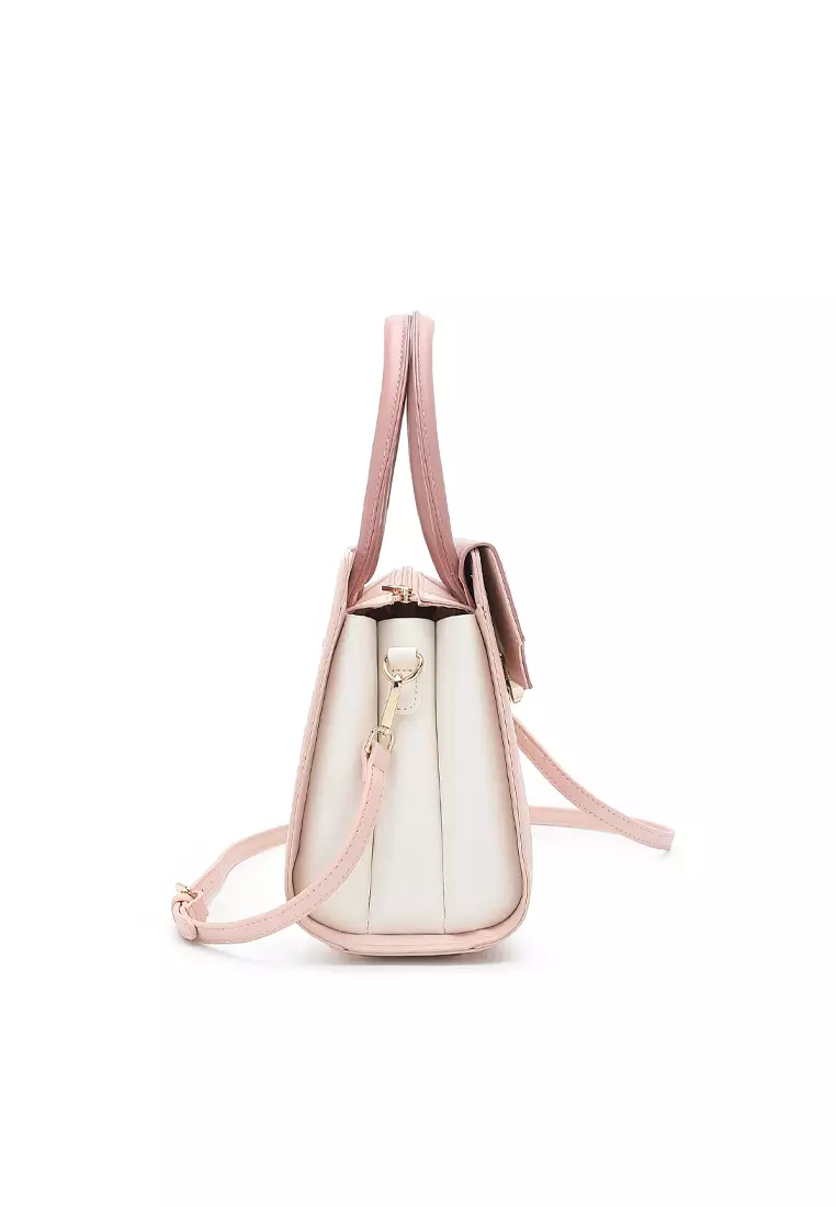 Top Handle Bag / Sling Bag / Crossbody Bag - Pink