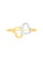 HABIB gold HABIB Oro Italia Divine White and Yellow Gold Ring, 916 Gold 864CCAC54E445EGS_3