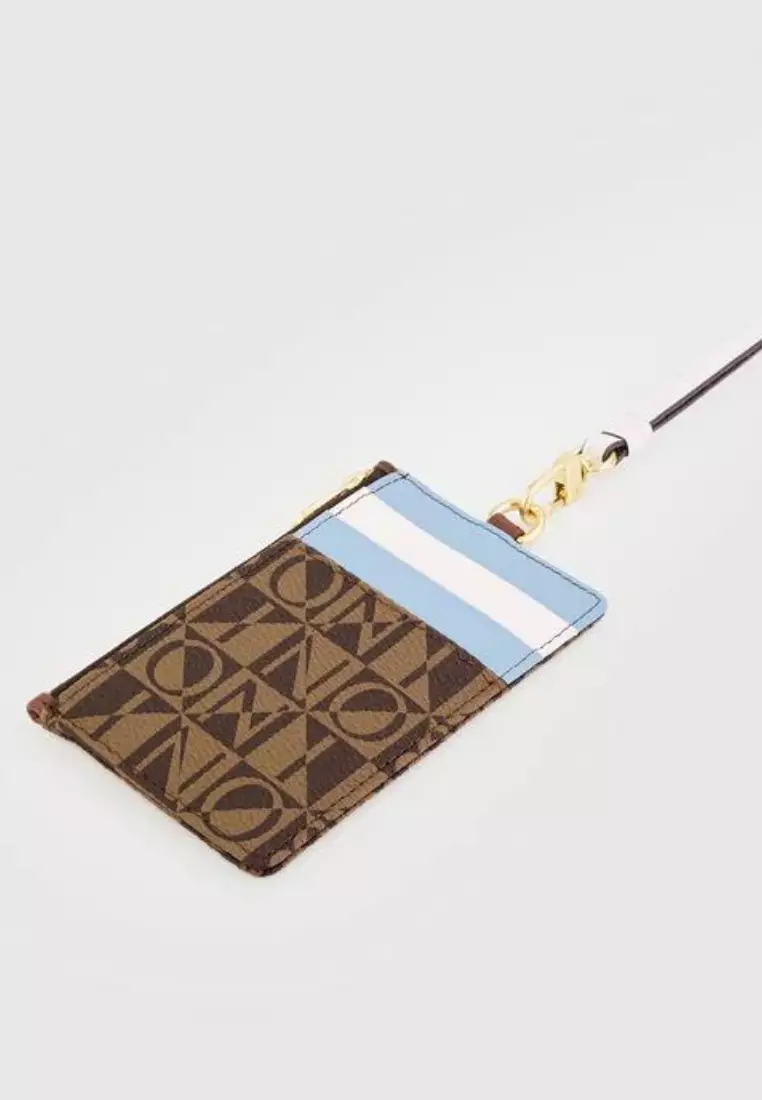 Monogram Women's Lanyard Ice Blue