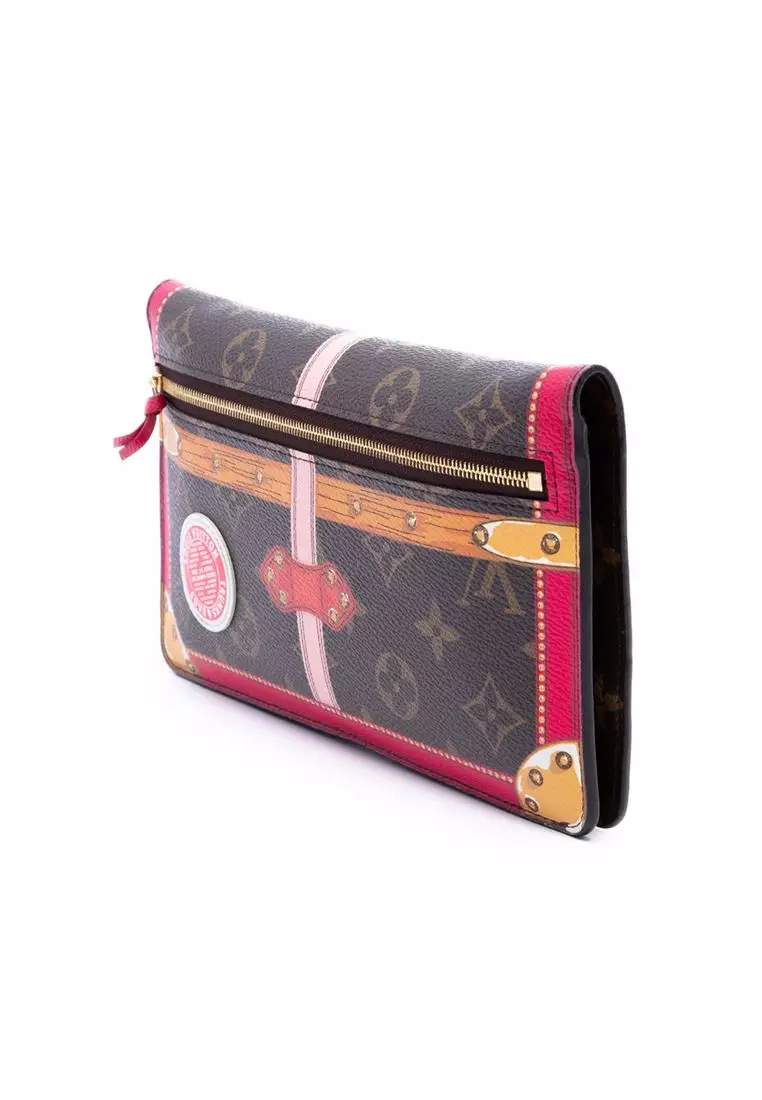 Pre-Loved Louis Vuitton Monogram Summer Trunks Pochette Weekend