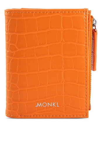 Monki orange Faux Leather Wallet 87120AC0DF026BGS_1