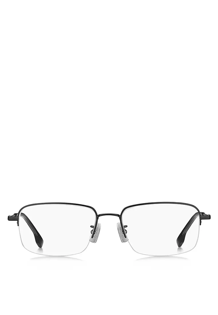 BOSS Optical glasses BOSS 1289/F-003, RECTANGULAR Shape with MATTE BLACK Color
