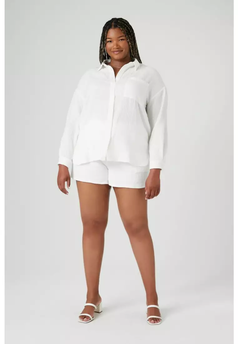 Forever 21 top plus size shorts