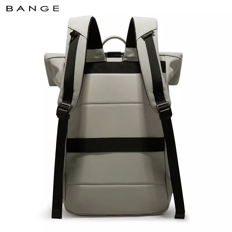 BANGE BG3126 Tas Ransel pria Laptop Kerja Backpack Pria Ringan Waterproof 15.6 Inch- Grey