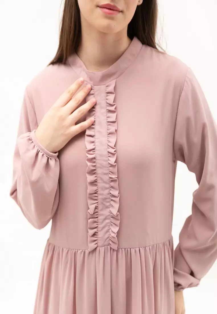 Anjani Midi Dress Dusty Pink