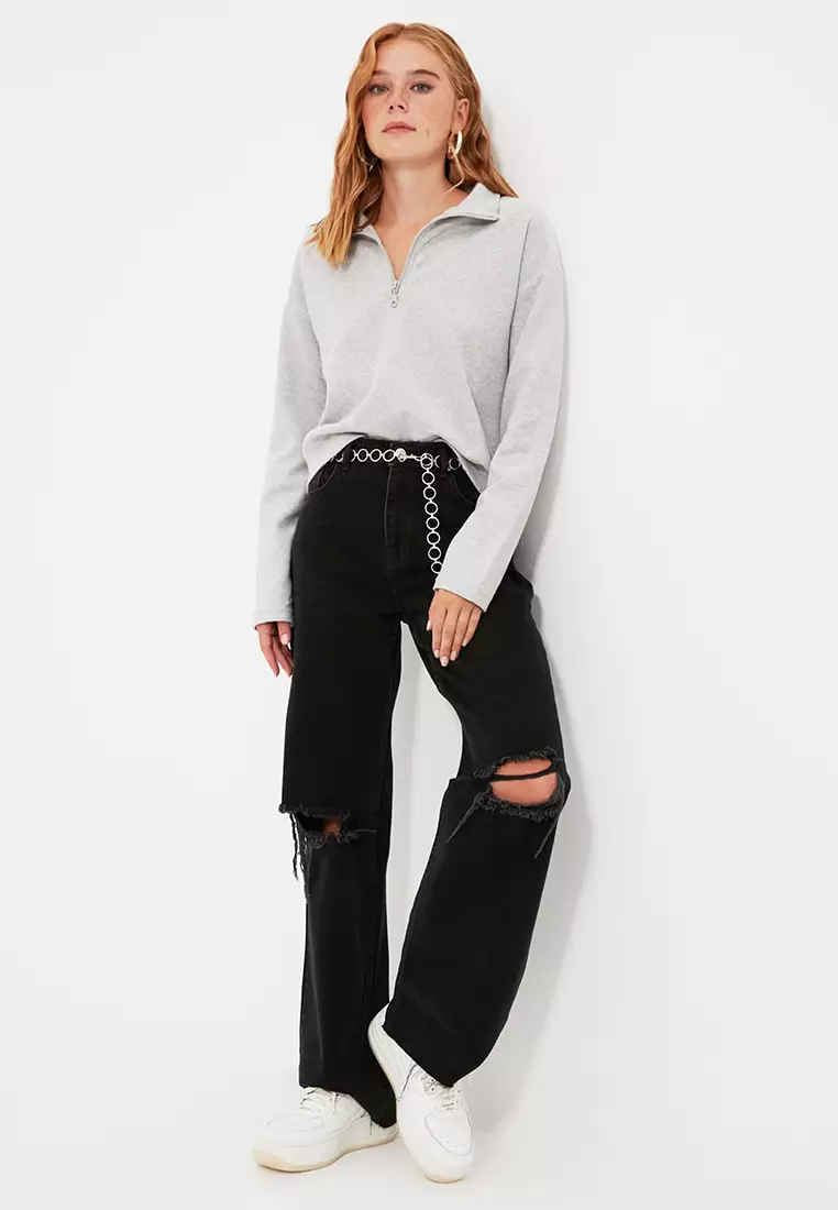 Half Zip Sweatshirt