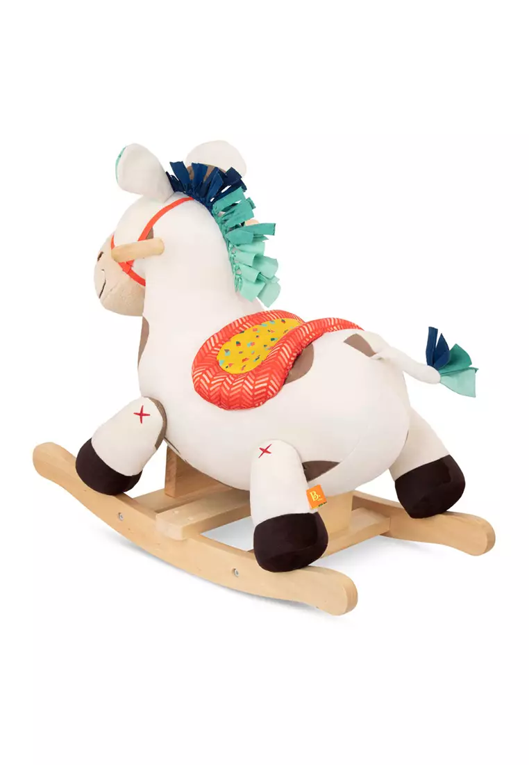 Buy B. TOYS B. Toys Wooden Rocking Horse Pony - Rodeo Rocker For ...