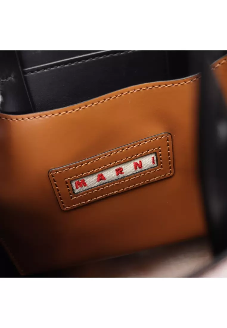 Buy MARNI Pre loved MARNI MUSEO mini bag Handbag leather light