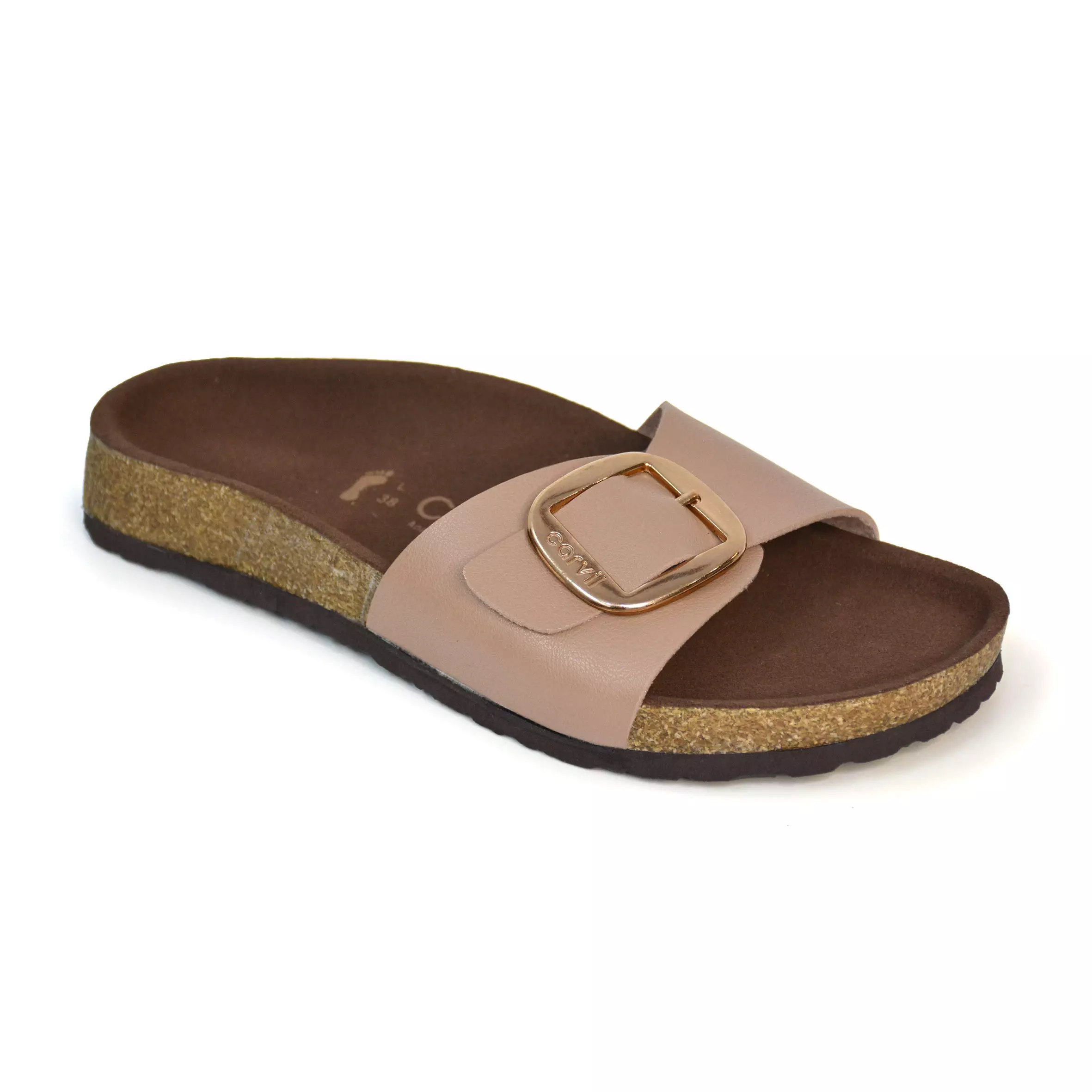 Carvil Sandal Wanita Julliet-03 L Mocca