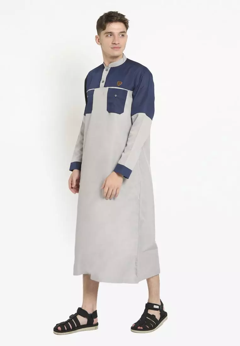 Zayidan Gamis Jubah Muslim Pria Faiz - Abu