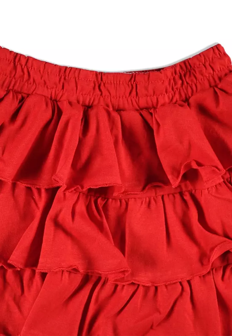 Li'l Panther Girls Top And Skirt Set