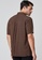 East India Company Suman -Short Sleeve Micro Print Shirt 12582AA578ACBEGS_4