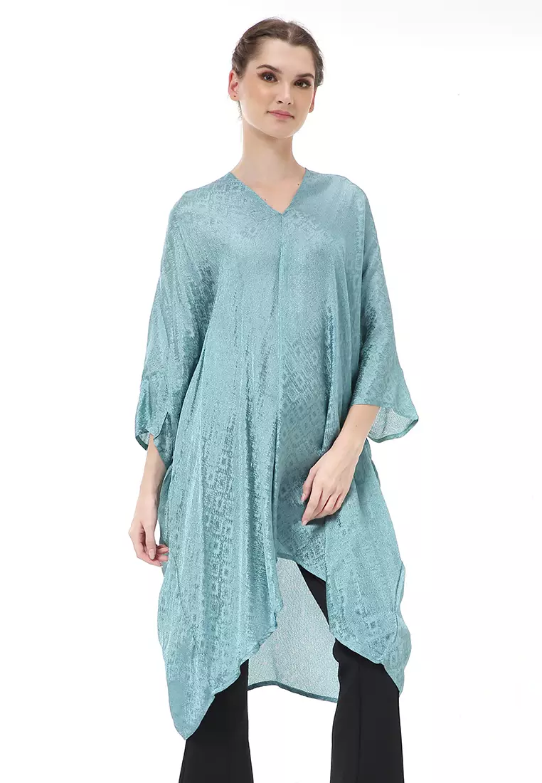 Albertine Tunik Blouse Atasan Kebaya Wanita Simple Design Material Viscose ORIGINAL - Tosca
