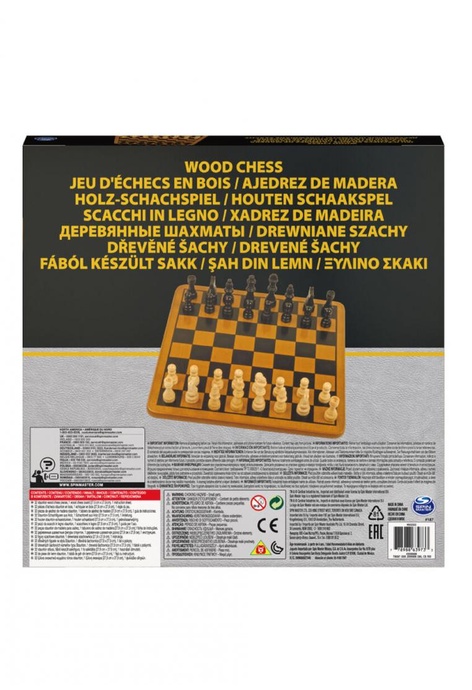 Spin Master Games Wooden Chess Set