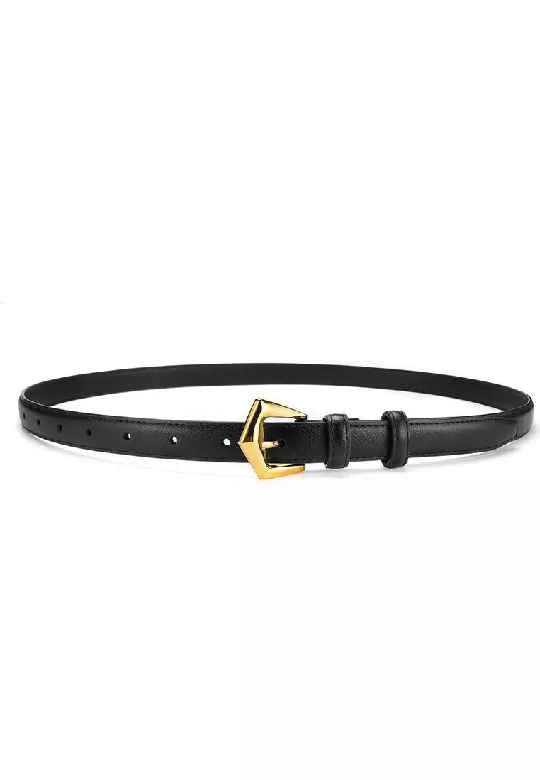 Slim Cowhide Belt