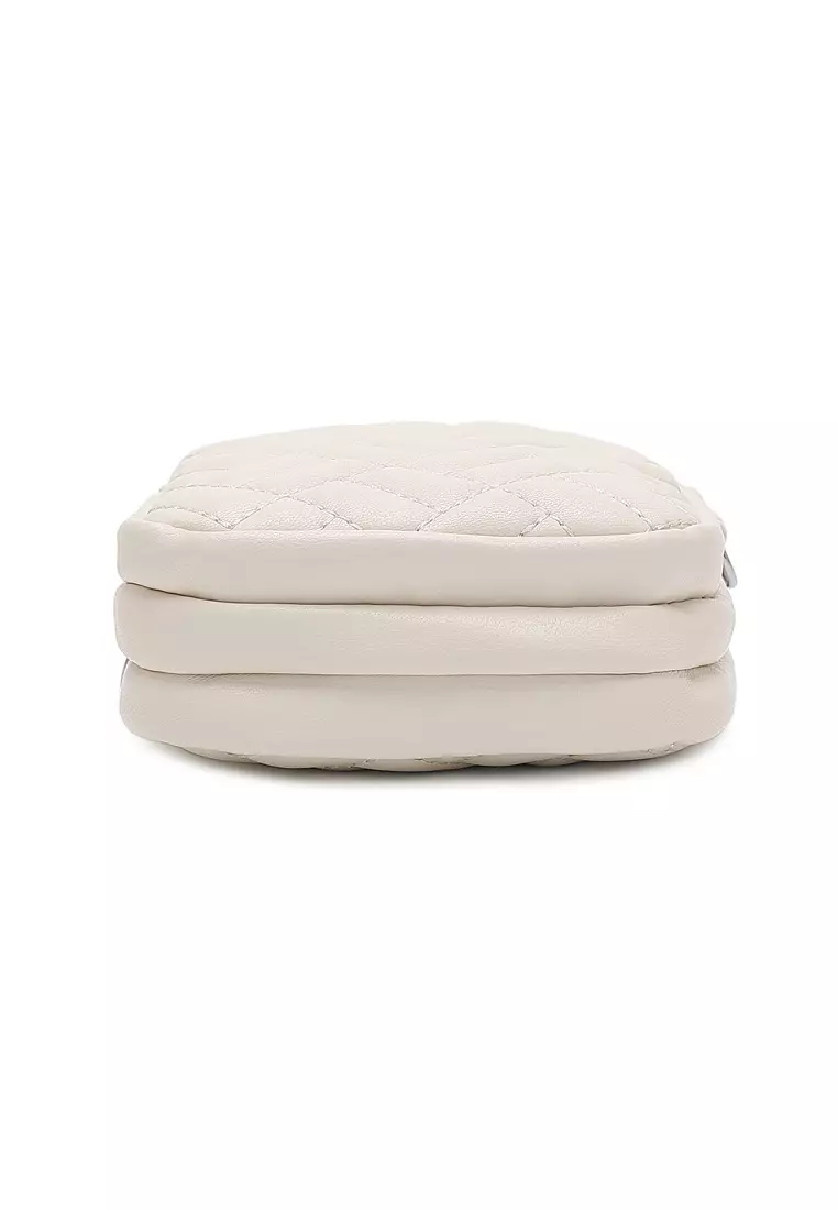 Women's Shoulder Sling Bag / Sling Purse - Off White