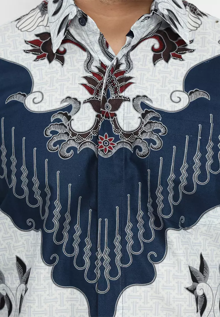 Hadinata Batik Pria Kemeja Panjang Mathew Marion