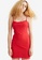 H&M red Fitted Dress B5D98AAC6F1444GS_1