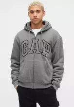 Buy GAP Arch Sherpa Full Zip Hoodie 2025 Online | ZALORA