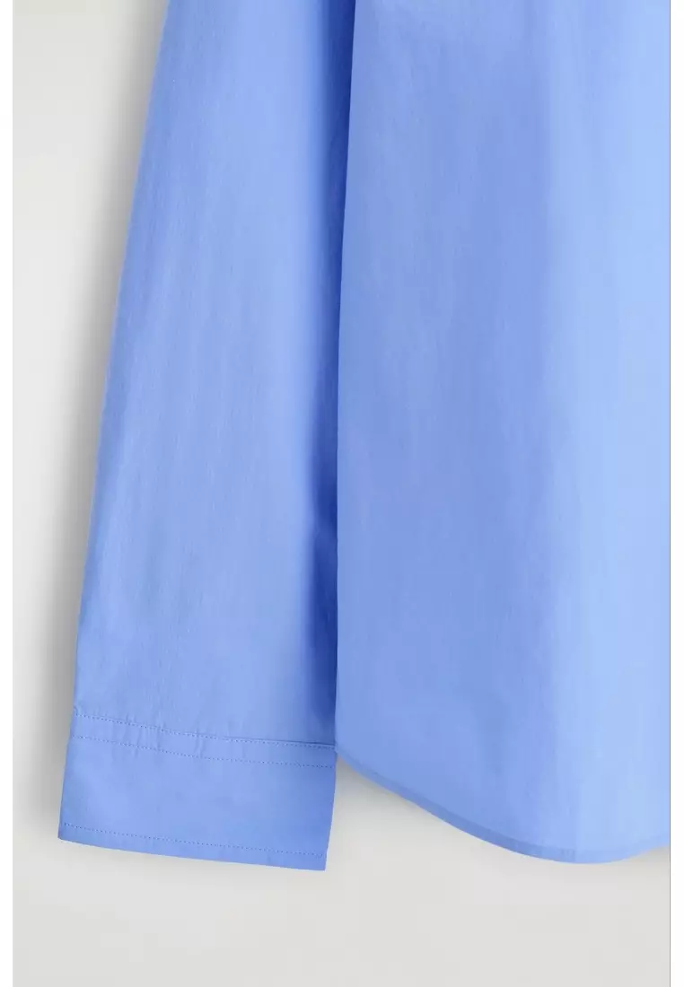 RELAXED PIMA COTTON-POPLIN SHIRT