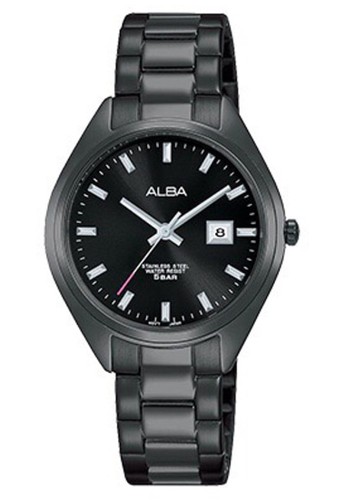 Jual Alba Jam Tangan Wanita Alba Prestige Original Garansi Resmi Strap Stainless Steel Black Ah7q09 Ah7q09x1 Black Original Zalora Indonesia