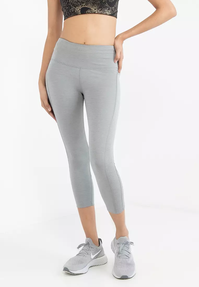 Nike Running Fast Dri-FIT cropped leggings in grey