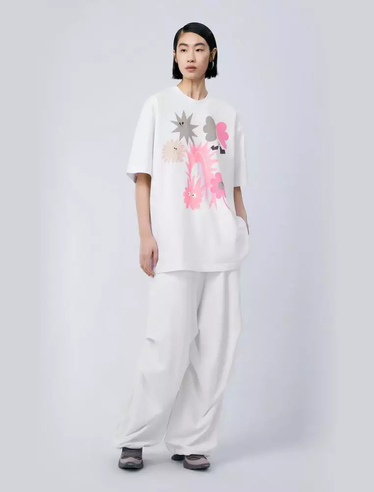 Loose Fit Printed Short Sleeve T-Shirt