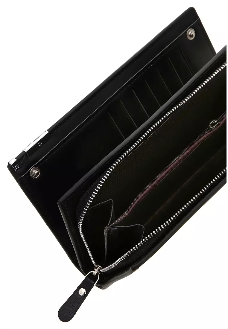 Card Wallet Dompet Kartu Model Panjang Many Slot Material PU Leather ORIGINAL