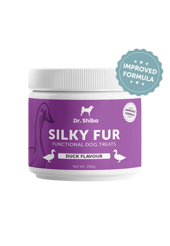 Dr. Shiba n/a Dr Shiba Healthy Dog Treat Supplement Snacks For Pets: Silky Fur - Duck 45874ES09A470BGS_1