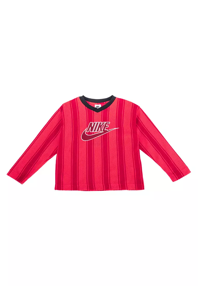 Long-Sleeve Mesh Jersey