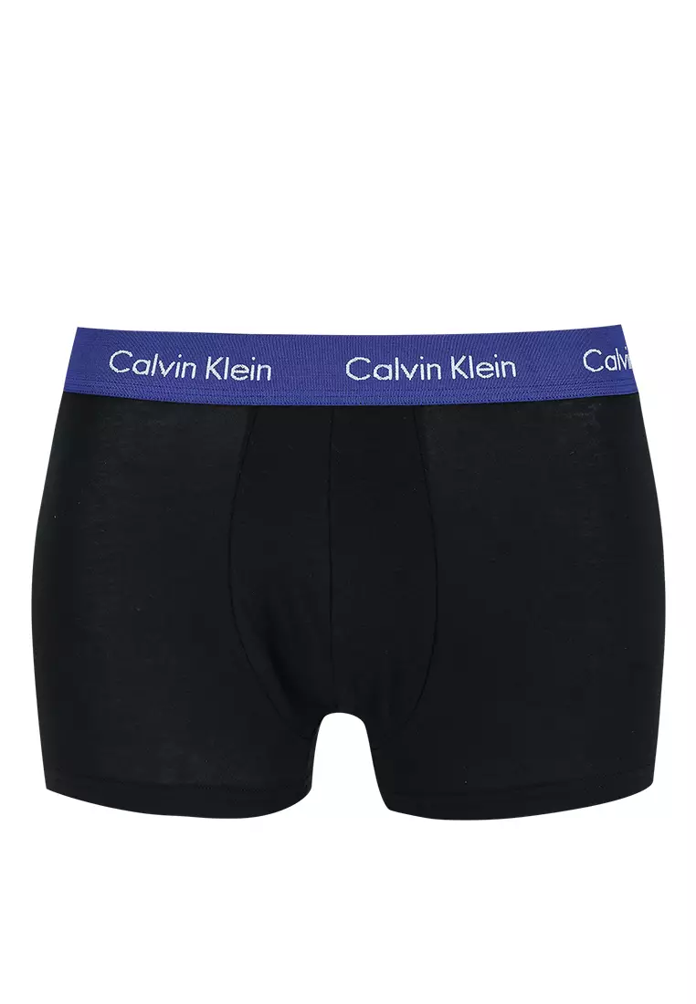 calvin klein black trunks 3 pack