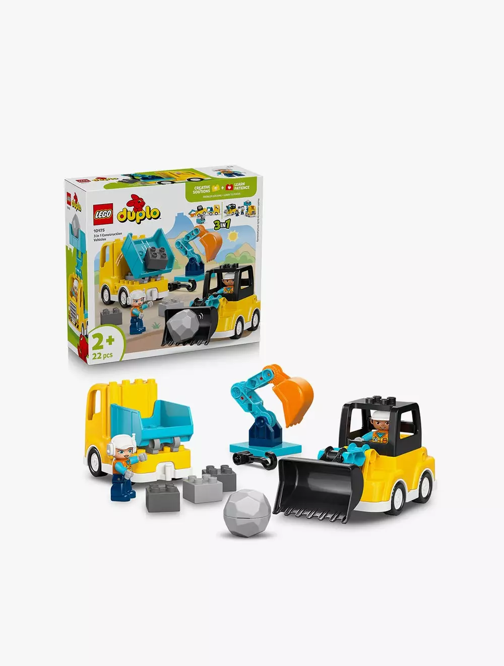 LEGO® DUPLO Town 3 in 1 Construction Vehicles - 10475