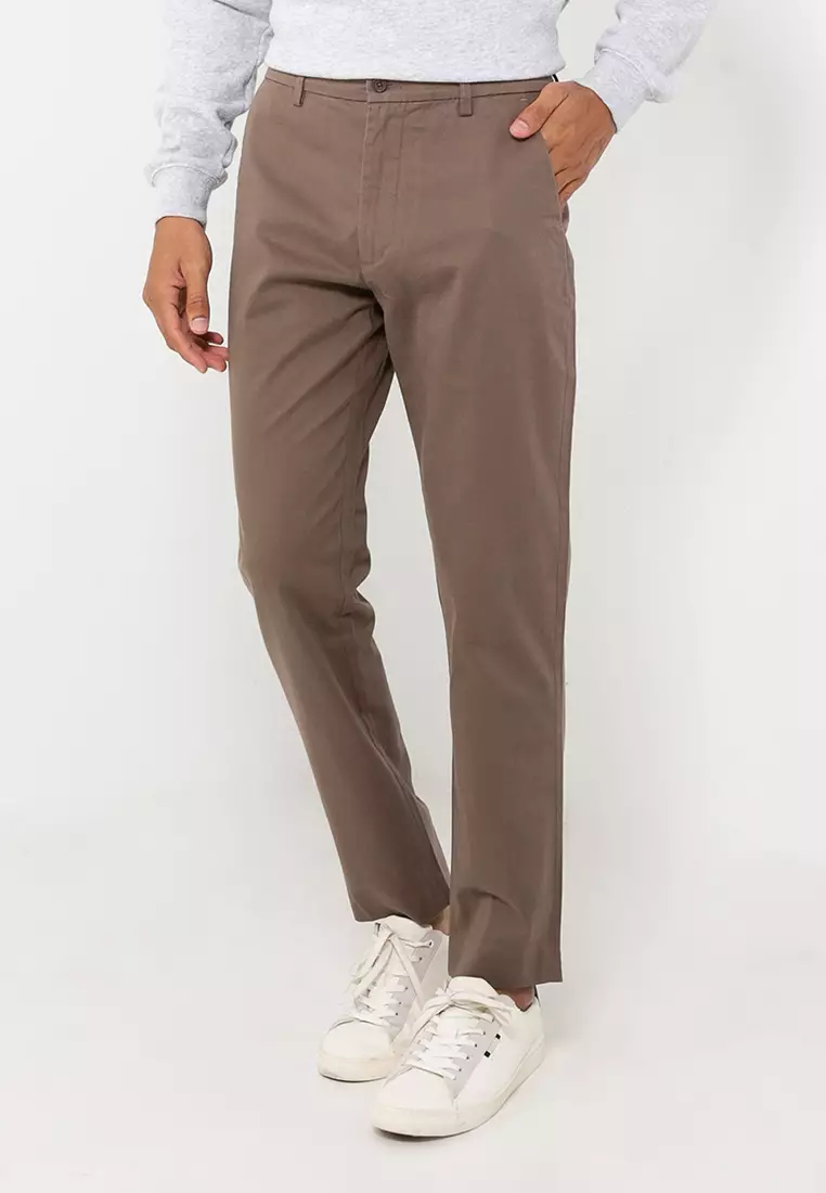 Premium Sateen Slim Chinos
