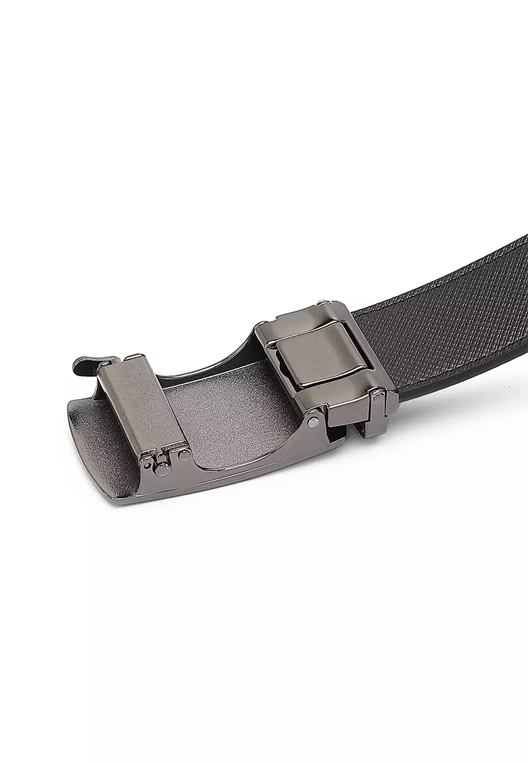 Men's 35mm Automatic Buckle Belt (自動腰帶) - 黑色