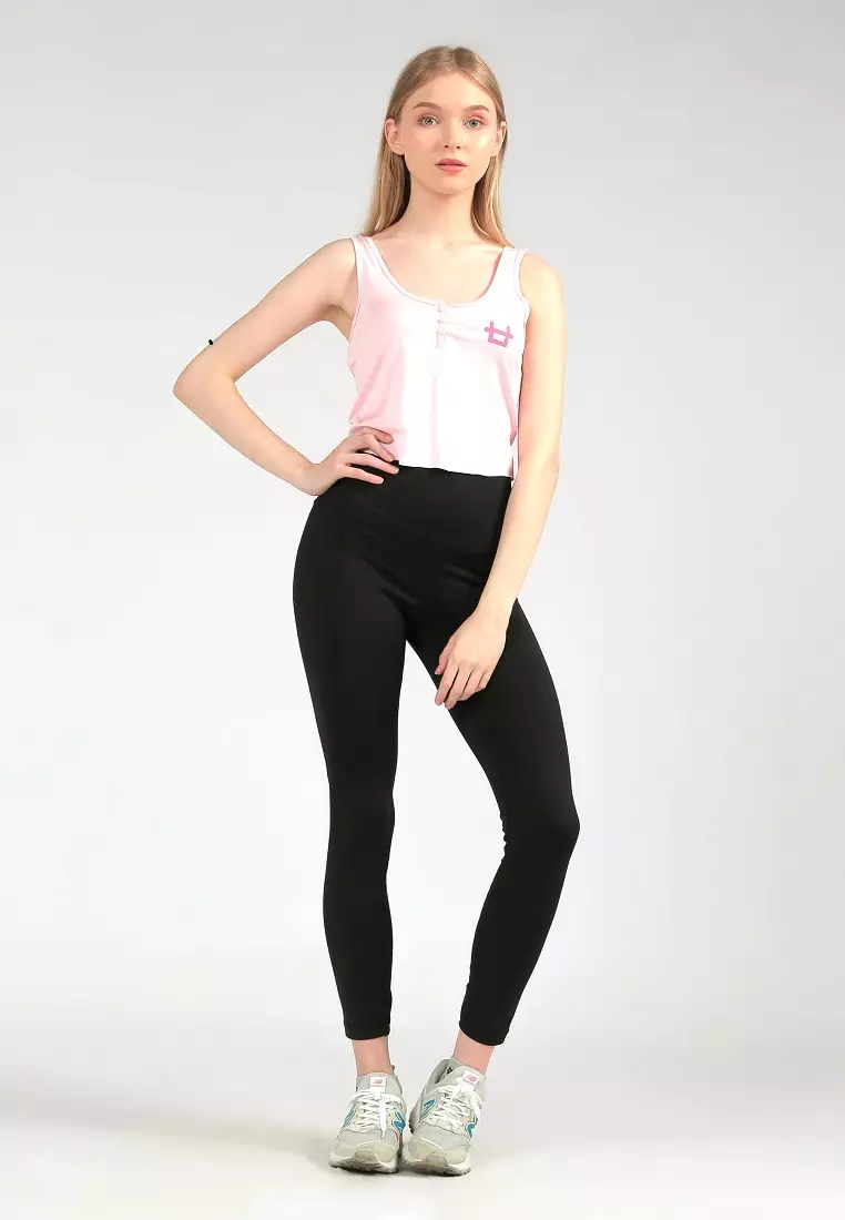 LTD87 HTK Henley Tank Logo Pink
