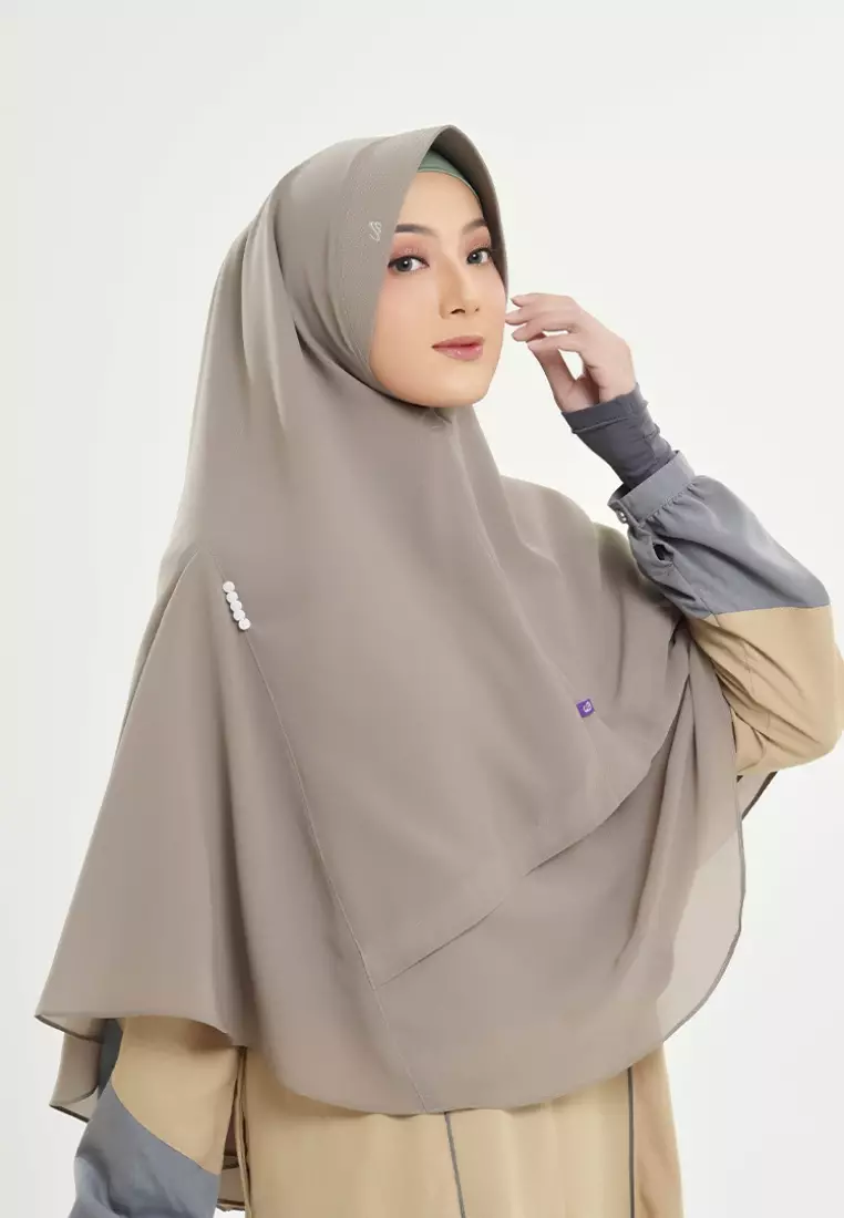 Rabbani - Kerudung Instan Muslim Wanita Dewasa Khimar Fiat Exclusive - Aspen Green